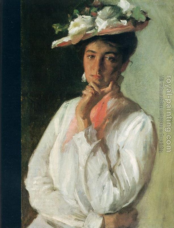 William Merritt Chase : Woman in White